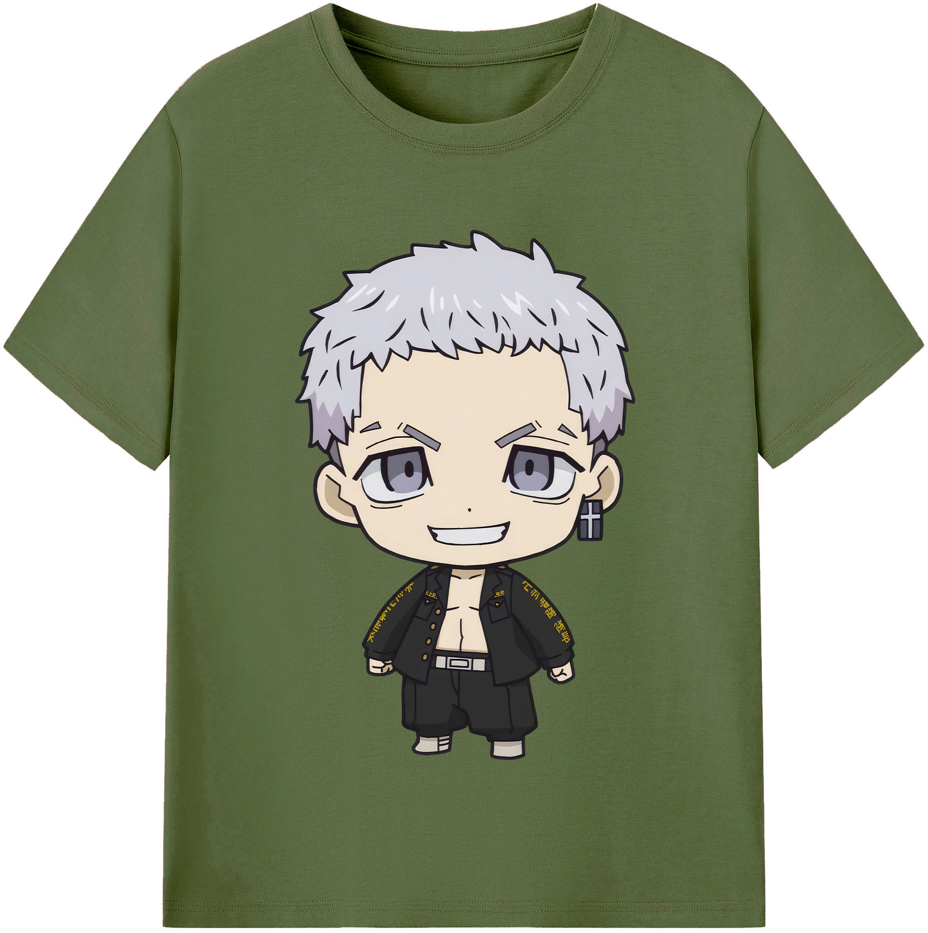 （画像用） 東京リベンジャーズ Tokyo Revengers 綿100％半袖Tシャツ（フロントプリント）